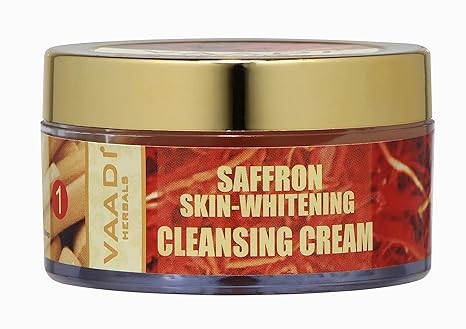 Vaadi Herbals Saffron Skin Whitening Cleansing Cream 50g